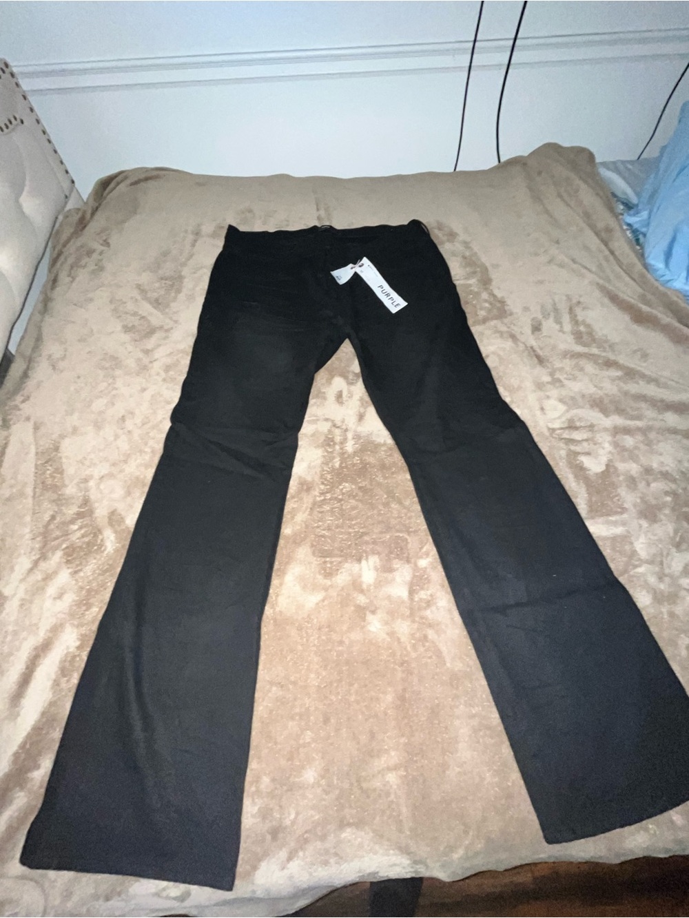 Purple brand Men's Straight Jeans in Black